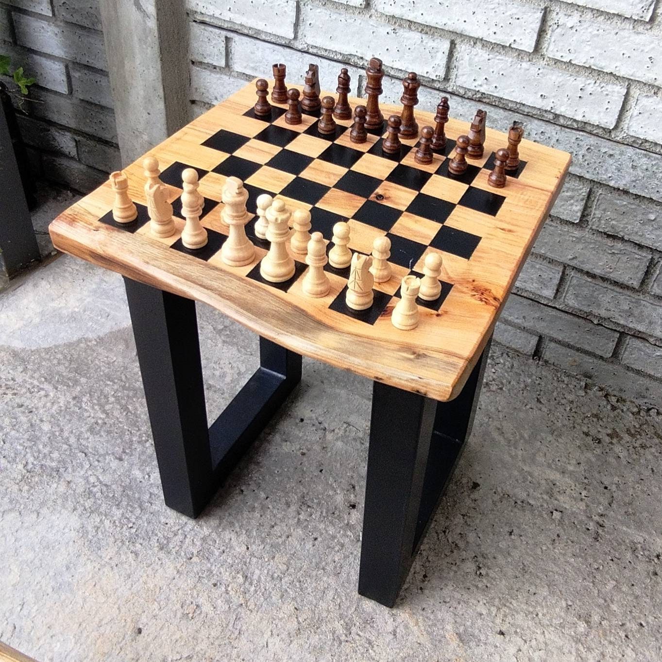 Outdoor Holz magnetische Schach Set Stücke Lagerung minimalist isch \  profession elle Schachspiel Kinder moderne Xadrez Jogo Tisch Brettspiel