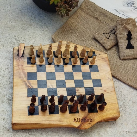Personalized Chess Board Game Custom Wooden Rosewood Board and Metal Chess  Figures 10.8 Inc Chess Custom Gift for Christmas - AliExpress