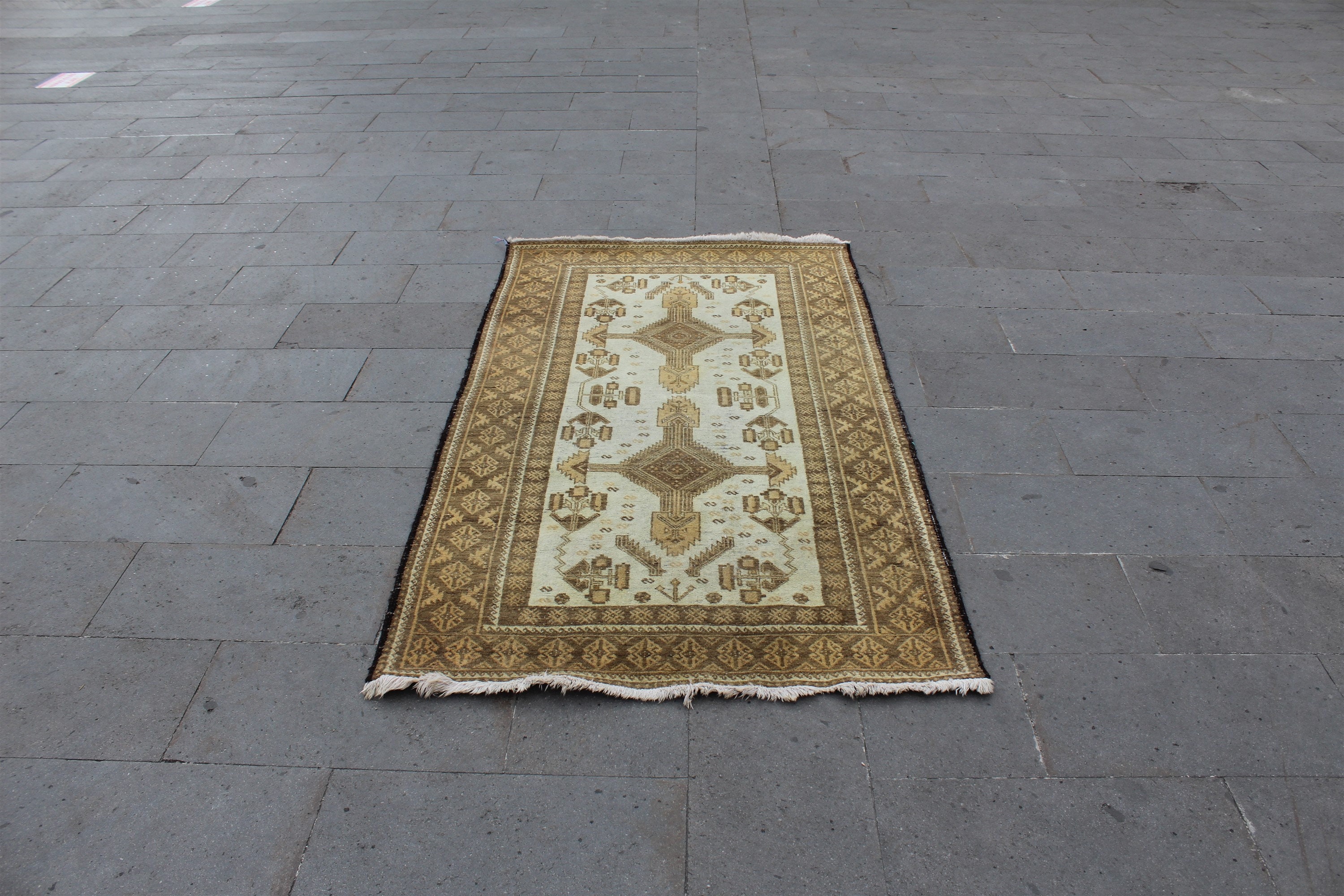 Braun persische Teppich Persisch Eis teppich Schlafzimmer | Etsy