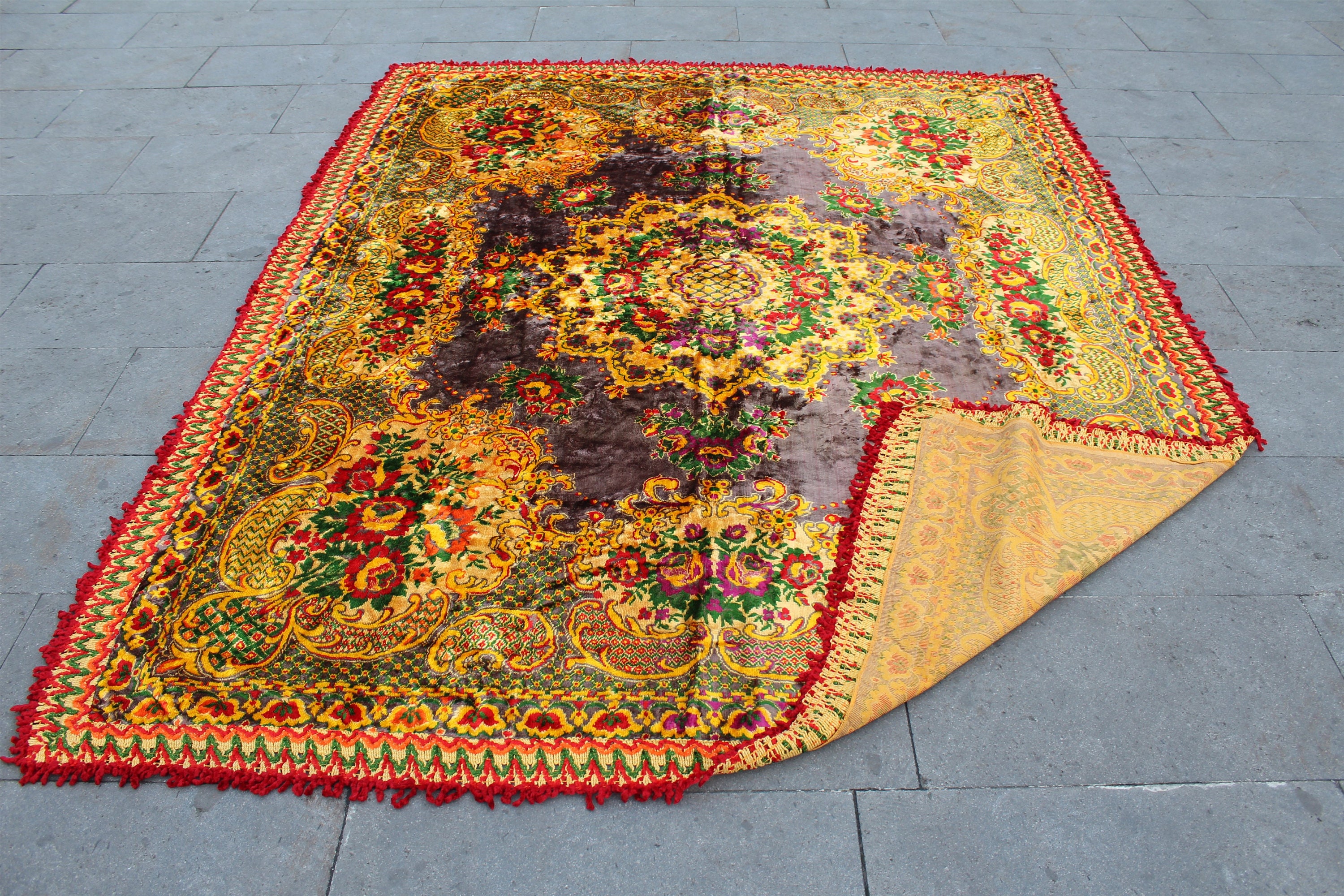 Decorative Wall Rug 71 x 88.5 İnc Wall Velvet rug Wall Etsy