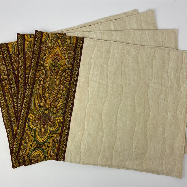 Paisley Placemats Etsy