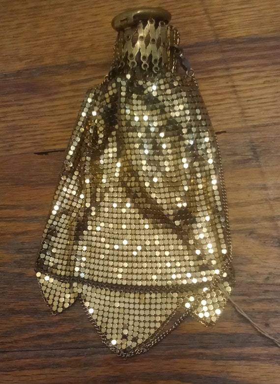 Gold Mesh Vintage Purse, possibly 1920's to 1940's