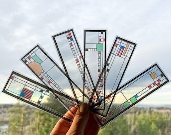 Frank Lloyd Wright Bookmark: Avery Coonley House Inspired Ornament