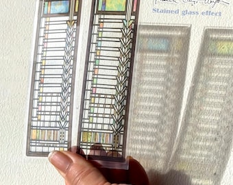Frank Lloyd Wright Inspired Bookmark: Darwin Martin Pier Cluster Design