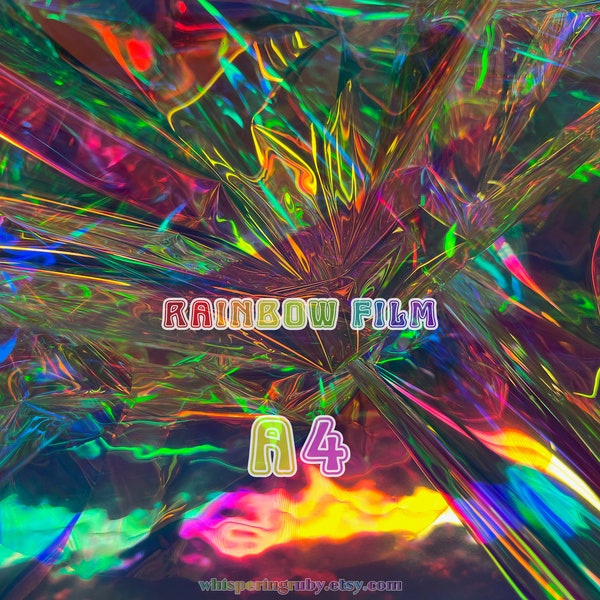Dichroic Iridescent Film: Rainbow Color-Changing DIY Jewelry Making