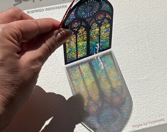 Banksy Graffiti Bookmark: "Forgive our Trespassing" Inspired Art
