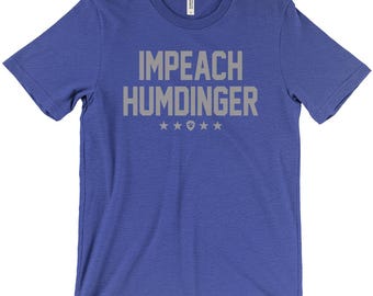 Impeach Humdinger Grayscale Stars T-Shirt (Adult Unisex)