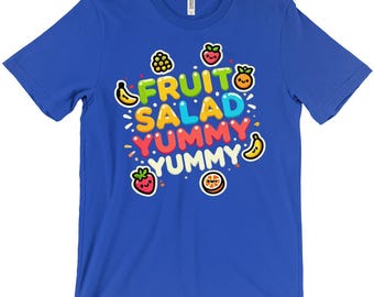 Fruit Salad Yummy Yummy Cute Fruit T-Shirts (Adult Sizes)