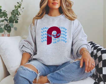 Phillies Dancing On My Own Sweatshirt Wave Design l Phillies Sweatshirt | Phillies Baseball