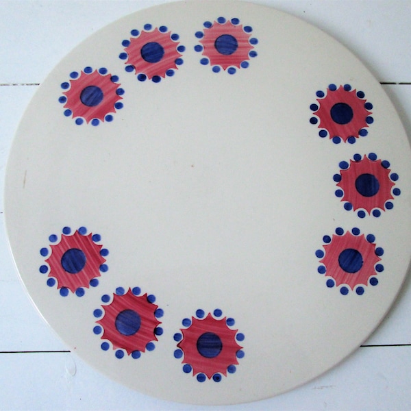 Tortenplatte, Kuchenteller, Vintage, Keramik