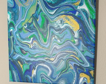 Pandemonium handmade abstract acrylic painting