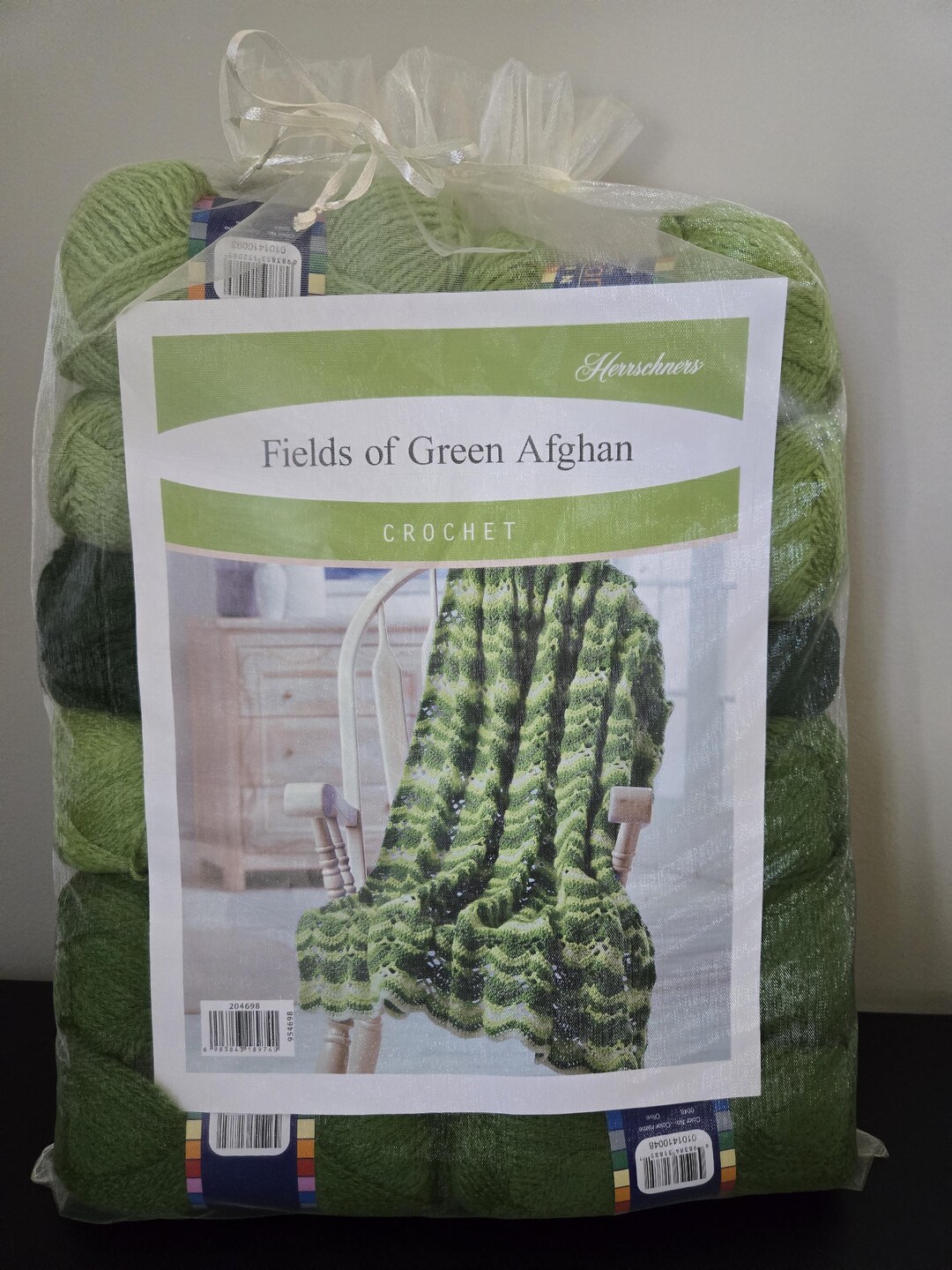 Crochet Afghan Yarn and Pattern Kit - Etsy