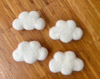 Felt clouds/clouds made of 100% sheep's wool/felted clouds/price per cloud