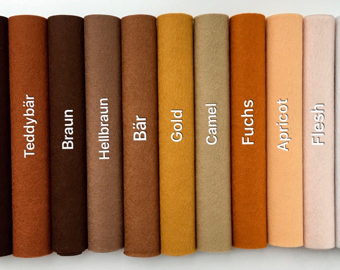 Wool Felt/craft Felt/felt Sheets/100 Wool Felt/wool Etsy