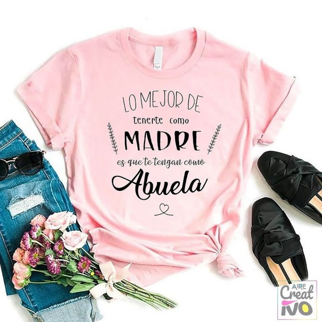 GRANDMOTHER Spanish /grandma Spanish / Shirt / Vynil Heat Transfer