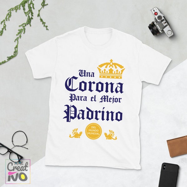 CORONA PADRINO/ español /Spanish / SWEATSHIRT / shirt / vynil heat transfer / Cricut designs /Digital downloads / Dxf prints /Shirt design