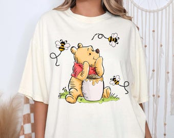 Comfort Colors® Winnie the Pooh Shirt, Cute Pooh Dreaming T-shirt, Gift for Pooh Lover