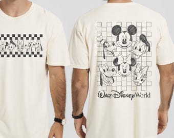 Comfort Colors® Retro Walt Disney World T-shirt, Mickey & Co 1928 Shirt, Disneyland Tee,  Daisy Donald Goofy Mickey Minnie Pluto Gift