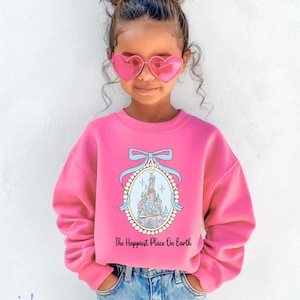 Disney Magical Castle Sweatshirt, The Happiest Place in the World Shirt