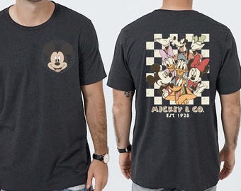 Retro Mickey & Co 1928 Shirt: Disneyland Family Sweatshirt