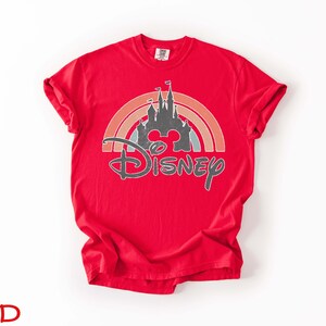 Comfort Colors® Retro Disneyland Rainbow Shirt, Disney Vintage T-shirt image 6