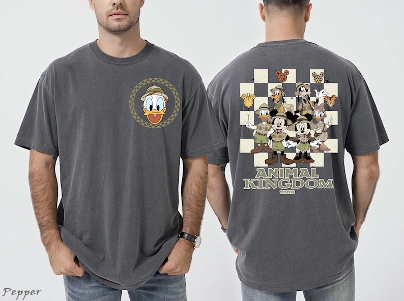 Comfort Colors® Disney Mickey & Friends Animal Kingdom Safari Mode Shirt, Walt Disney World Trip Tee image 2