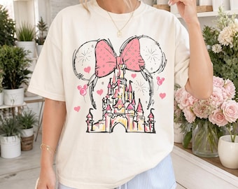 Comfort Colors® Disney Princess Castle Shirt, Youth Princess T-shirt