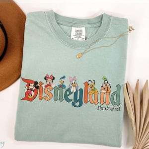 Comfort Colors® Retro Disneyland T-shirt, Mickey and Friends Disney Shirt