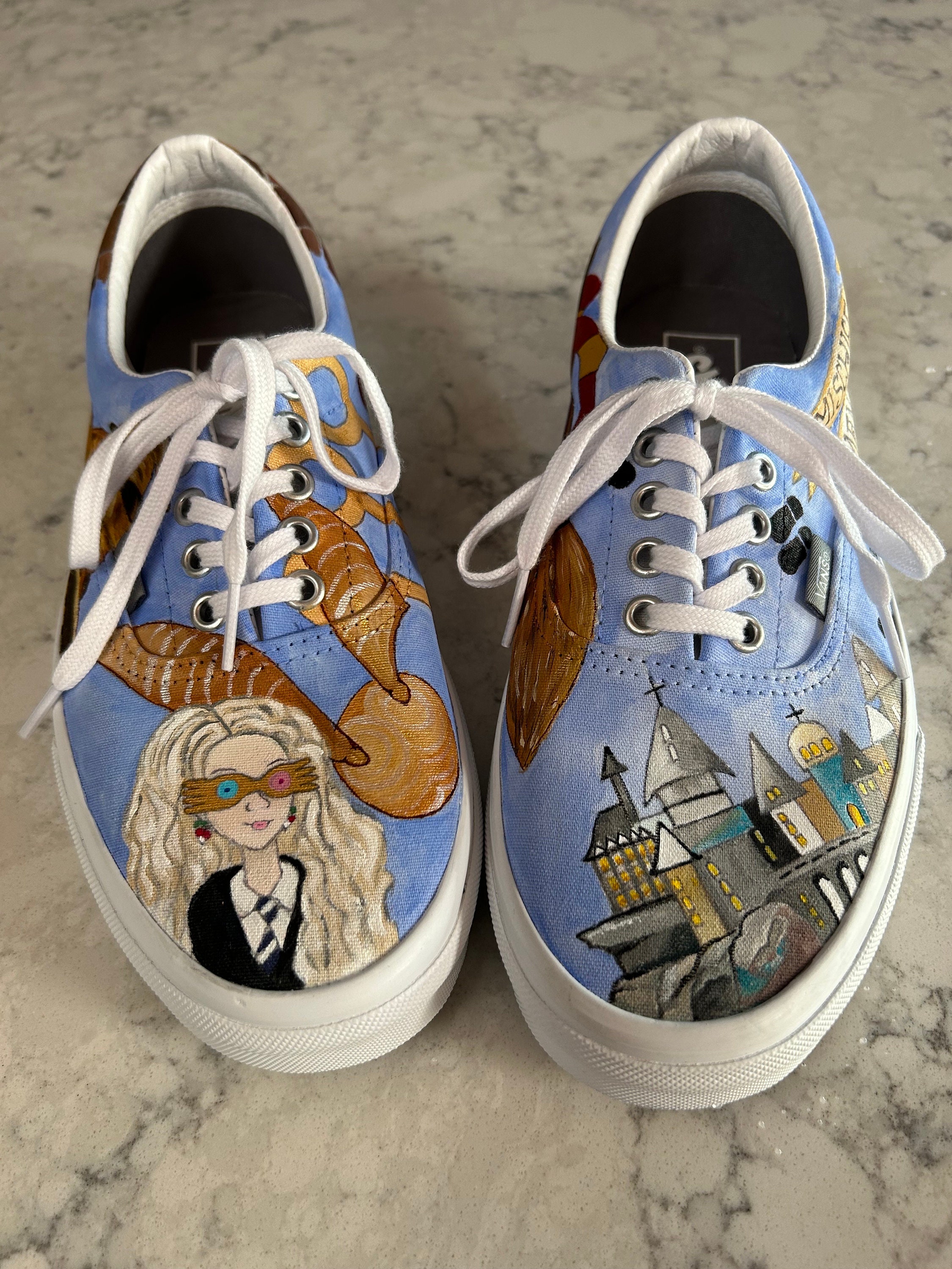Customized some Harry Potter vans! Shoutout to my Hufflepuffs! :  r/harrypotter