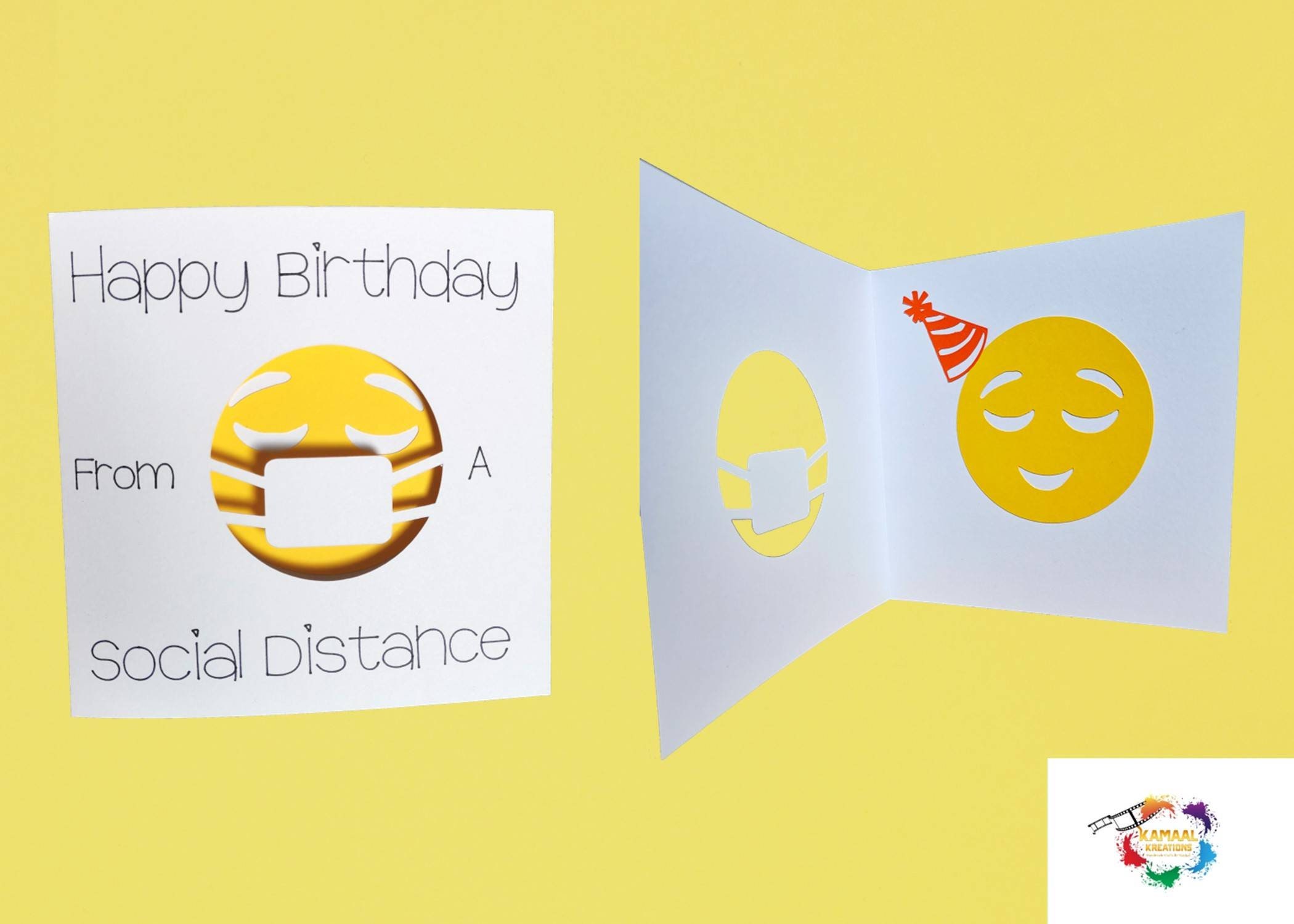 Social Distancing Card Social Distancing Cards | Quarantine Card | Birthday Cards | Funny ...