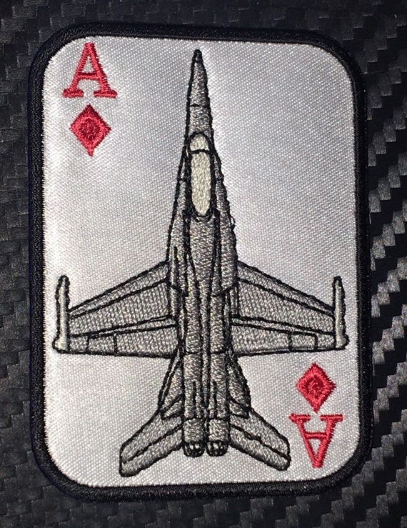 F/A-18F スーパーホーネット ワッペン パッチ F/A 18 Hornet Patch ACE of Diamonds Patch - Etsy