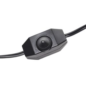 May include: A black electrical cord with a rotary switch that has a knob and markings for "LOW" and "HIGH".