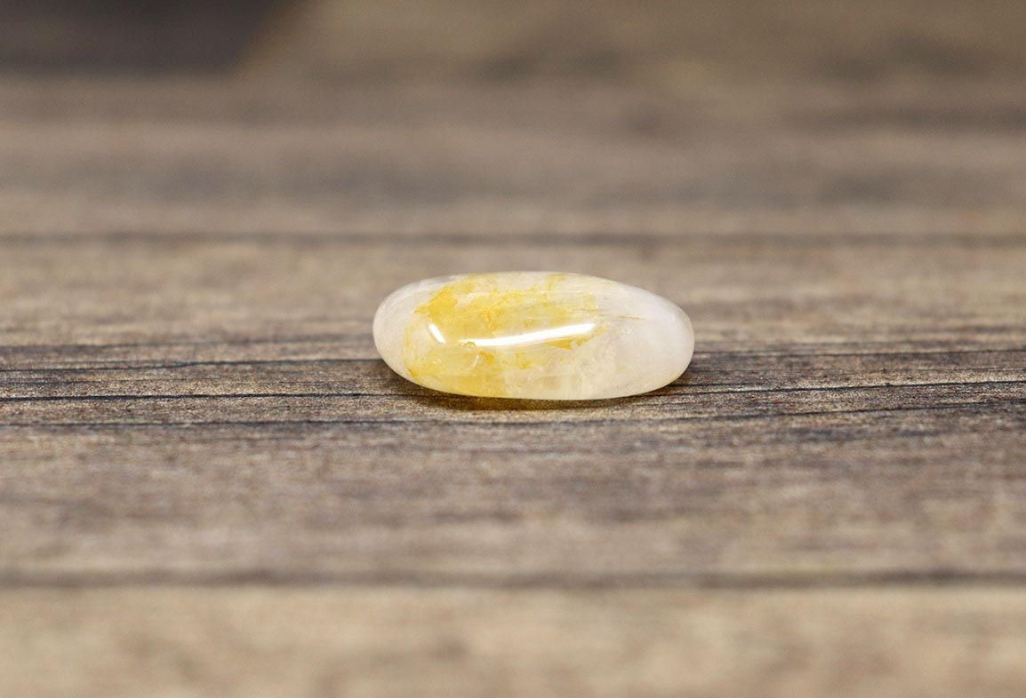 Yellow Quartz Tumbled Stone Yellow Quartz Crystal Etsy