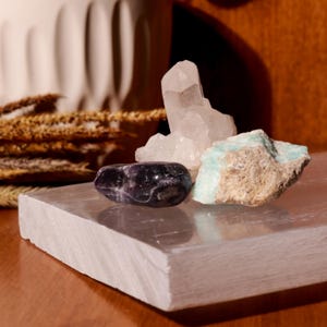 Large Selenite Charging Plate, Energy Cleansing Crystal, Ethically Sourced