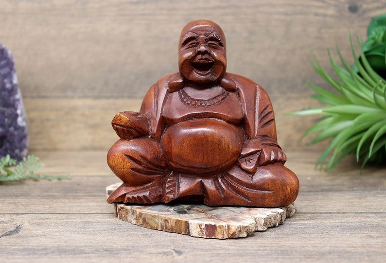 Laughing Buddha Statue Laughing Buddha for Good Luck Etsy