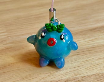 TIENDA LIMITADA / Adorno para teléfono en miniatura de arándanos / Arcilla polimérica hecha a mano