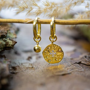 Boho earrings | 925 silver earrings | Gold earrings | Stud earrings | Jewelry gift | Earrings for women | Hanging earrings | Silver hoop earrings