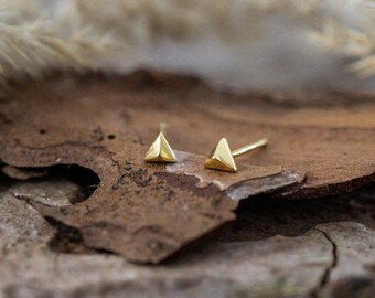 Geometric Earrings | gold earrings | miniature earrings