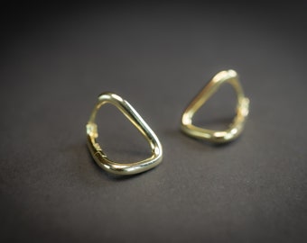 Twisted Hoop Earrings | gold earrings | swing earrings | hoop earrings silver