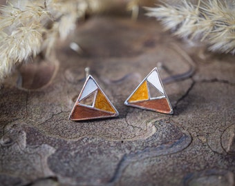 triangle earrings | bohemian earrings | summer earrings | Gift