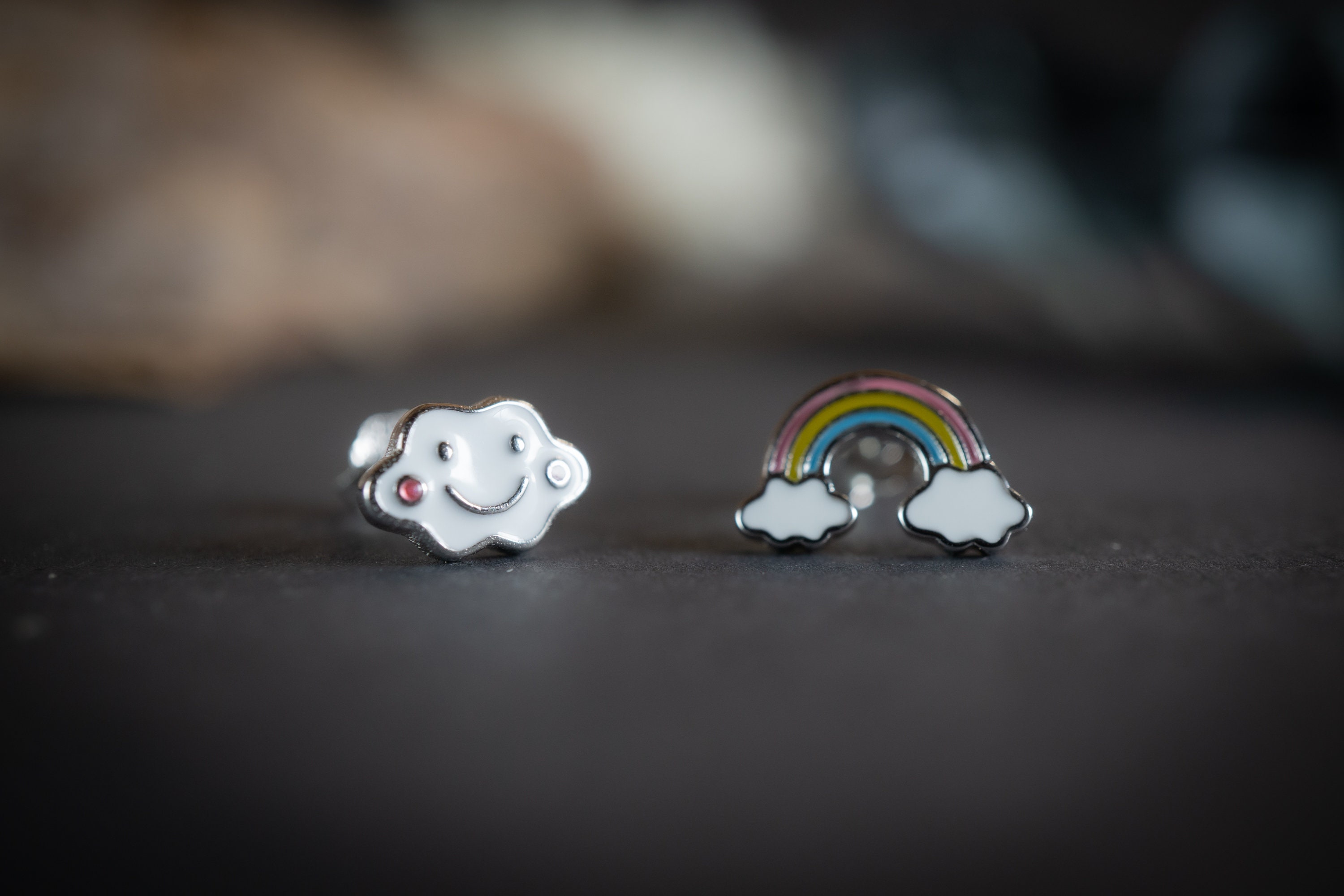Macrame Rainbow Earrings | Rainbow Jewellery – Beautifully Handmade UK