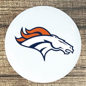Denver Broncos home decor ceramic knob kitchen cabinet door or drawer pull white