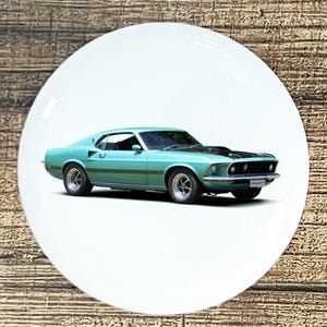 Mustang Mach One Car Ceramic Knob: Kitchen Cabinet Door Drawer Pull