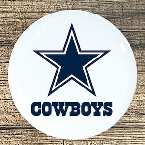 COWBOYS home decor ceramic knob kitchen cabinet door or drawer pull whiteDrawer Pull