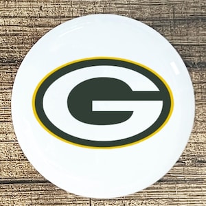 PACKERS home decor ceramic knob kitchen cabinet door or drawer pull whiteDrawer Pull