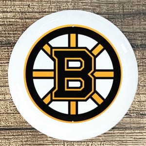 BOSTON BRUINS home decor ceramic knob kitchen cabinet door or drawer pull white