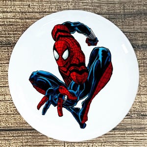 Spiderman  Crouching home decor ceramic knob kitchen cabinet door or drawer pull white