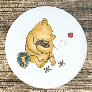 Winnie the Pooh Ceramic Knob: Jacks Home Decor Drawer Pull