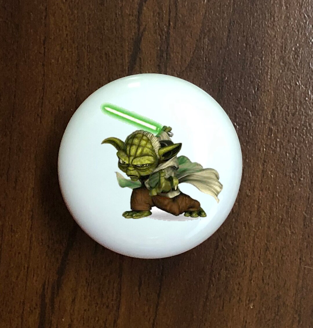 Star Wars Yoda Sword Home Decor Ceramic Knob Kitchen Etsy