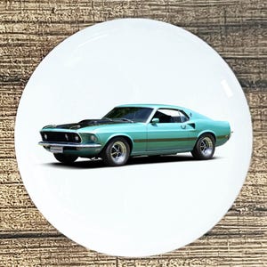 Mustang Mach One Car Ceramic Knob: Kitchen Cabinet Door Drawer Pull